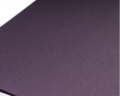 Schreibblock mit auberginefarbenem Deckblatt - DIN A4