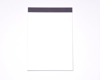 Schreibblock mit auberginefarbenem Deckblatt - DIN A4