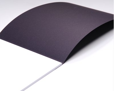 Schreibblock mit auberginefarbenem Deckblatt - DIN A4