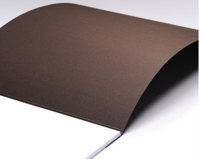 Schreibblock mit schokobraunfarbenem Deckblatt - DIN A4