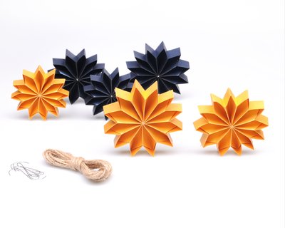 Weihnachtssterne "COCKTAIL, Mai Tai + Blue Moon", 6er Set