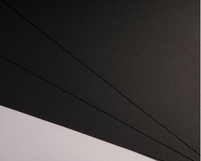 SIRIO COLOR, Black - Gro&szlig;bogen 70 x 100 cm