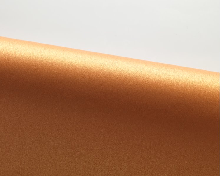 Geschenkpapier SIRIO PEARL, Orange Glow, 72 x 102 cm
