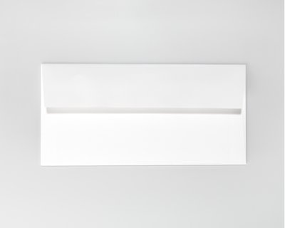 COTTON WOVE, Premium White - DIN lang 11 x 22 cm