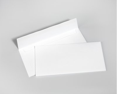 COTTON WOVE, Premium White - DIN lang 11 x 22 cm