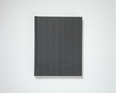 Notizbuch S "SAVILE ROW PINSTRIPE, Dark Grey" 