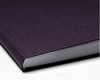 Notizbuch M "SAVILE ROW PLAIN, Aubergine" 