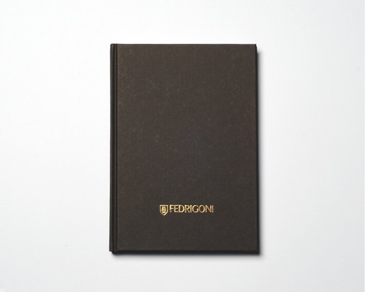 Notizbuch M "SAVILE ROW TWEED, brown" 