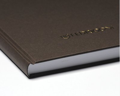 Notizbuch M "SAVILE ROW TWEED, brown" 