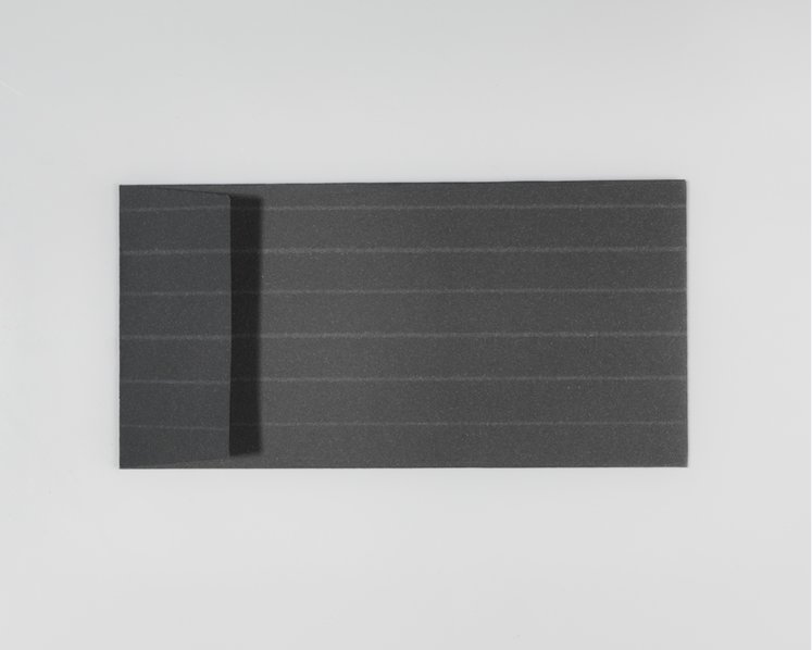 SAVILE ROW PINSTRIPE, Dark Grey - DIN lang 22 x 11 cm