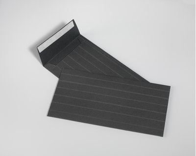 SAVILE ROW PINSTRIPE, Dark Grey - DIN lang 22 x 11 cm