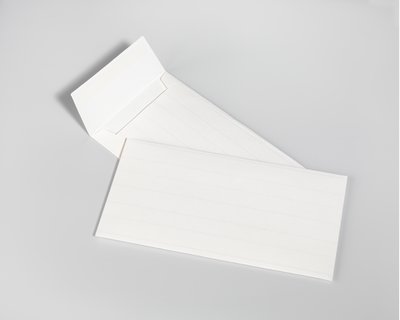 SAVILE ROW PINSTRIPE, White - DIN lang 22 x 11 cm