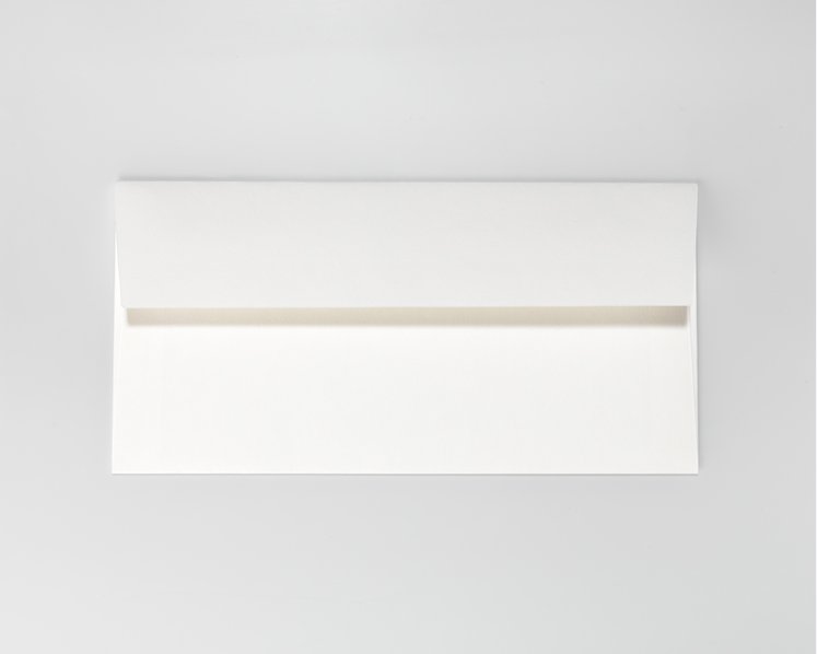 SAVILE ROW PLAIN, White - DIN lang 11 x 22 cm