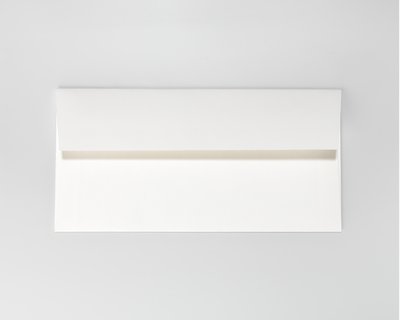 SAVILE ROW PLAIN, White - DIN lang 11 x 22 cm