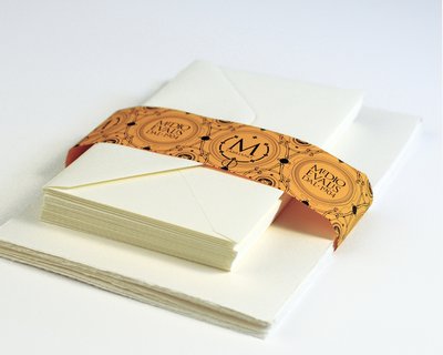 B&uuml;ttenpapier-Gru&szlig;kartenset XL - FABRIANO,...