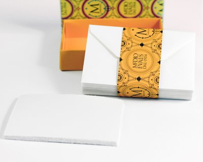 B&uuml;ttenpapier-Gru&szlig;kartenset S - FABRIANO, Medioevalis